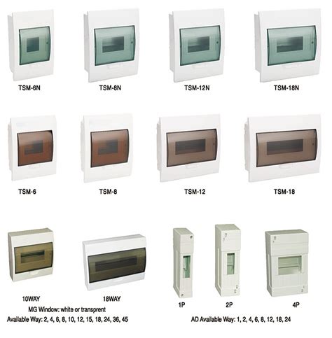 distribution box size